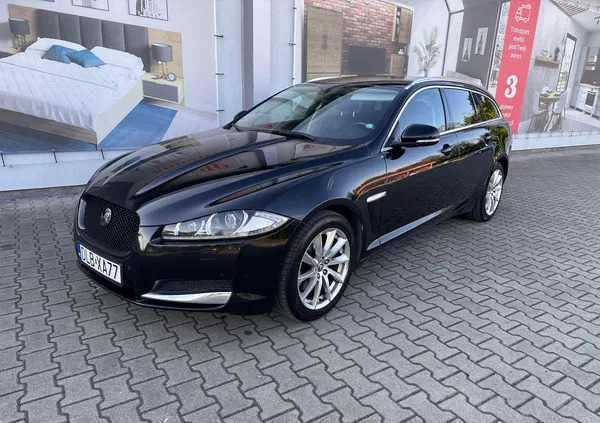 jaguar Jaguar XF cena 55900 przebieg: 215000, rok produkcji 2013 z Lubań